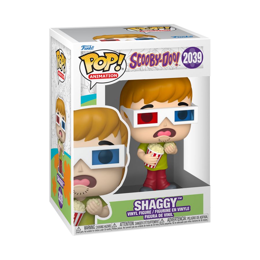 Scooby Doo - Shaggy (with 3D Glasses) Pop! Vinyl
