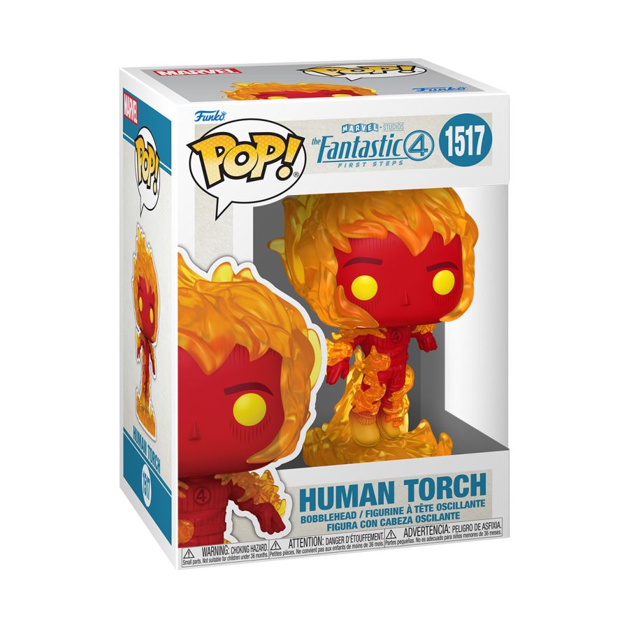The Fantastic Four: First Steps - Human Torch Pop! Vinyl
