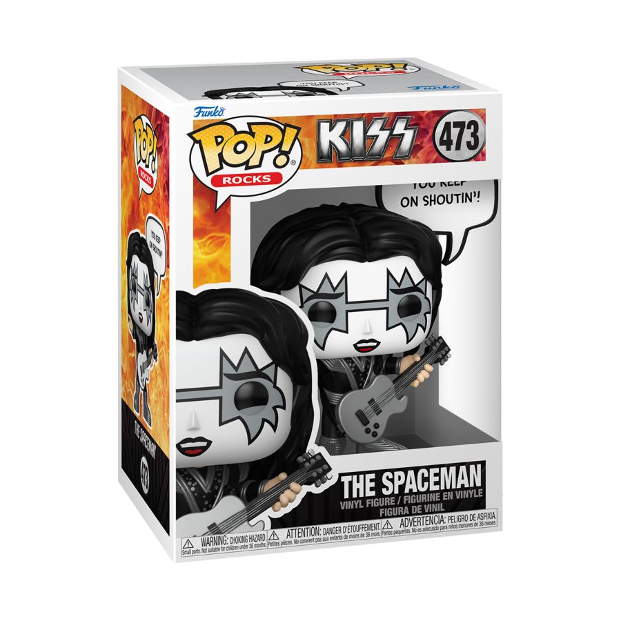 KISS - The Spaceman (Rock & Roll All Night) Pop! Vinyl Sayings