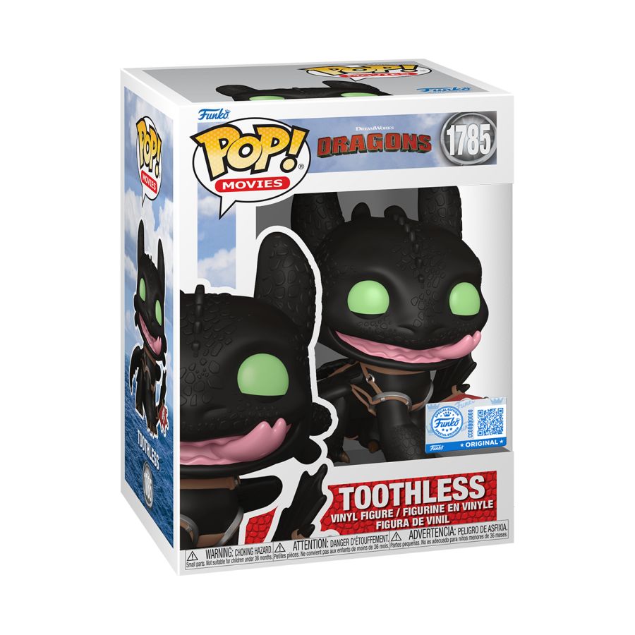 How to Train Your Dragon - Toothless with Tongue Out US Exclusive Pop! Vinyl