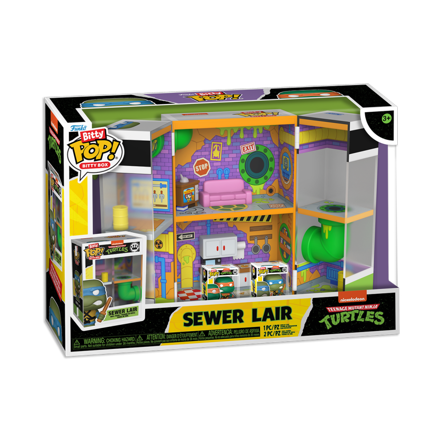 Teenage Mutant Ninja Turtles - Sewer Home Bitty Box Playset