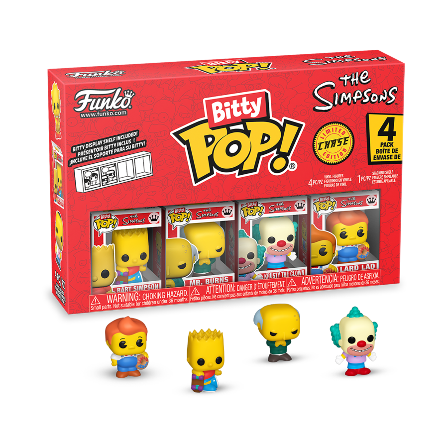 Simpsons - Bart Bitty Pop! 4-Pack