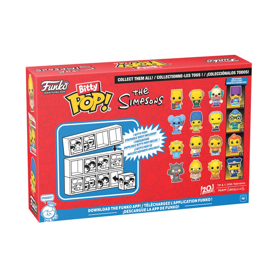 Simpsons - Scratchy Bitty Pop! 4-Pack