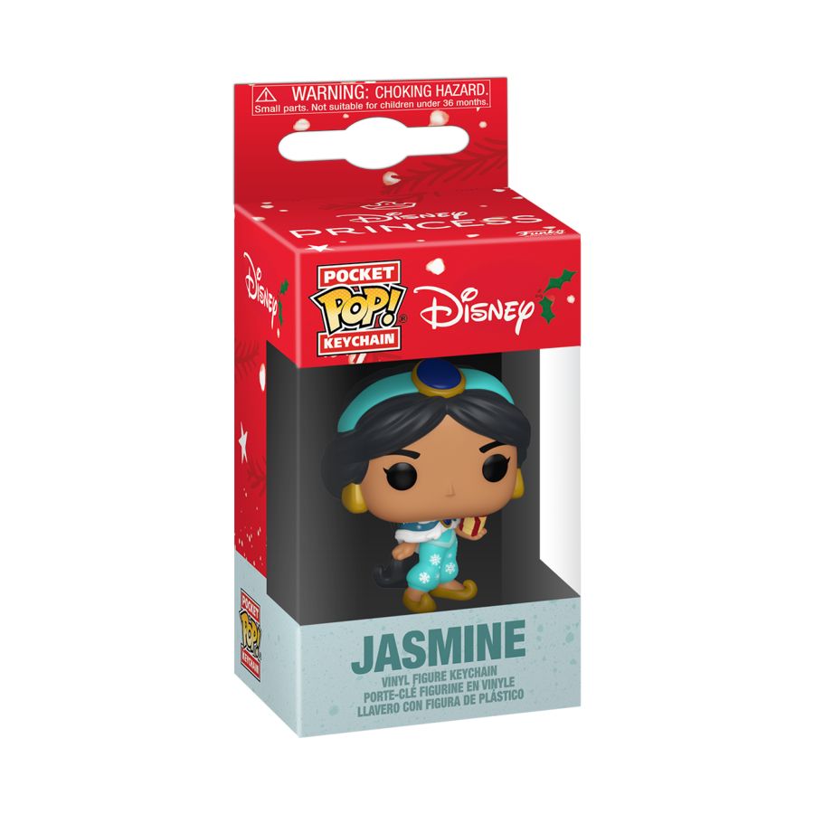Disney: Princess - Jasmine (Holiday) Pop! Keychain