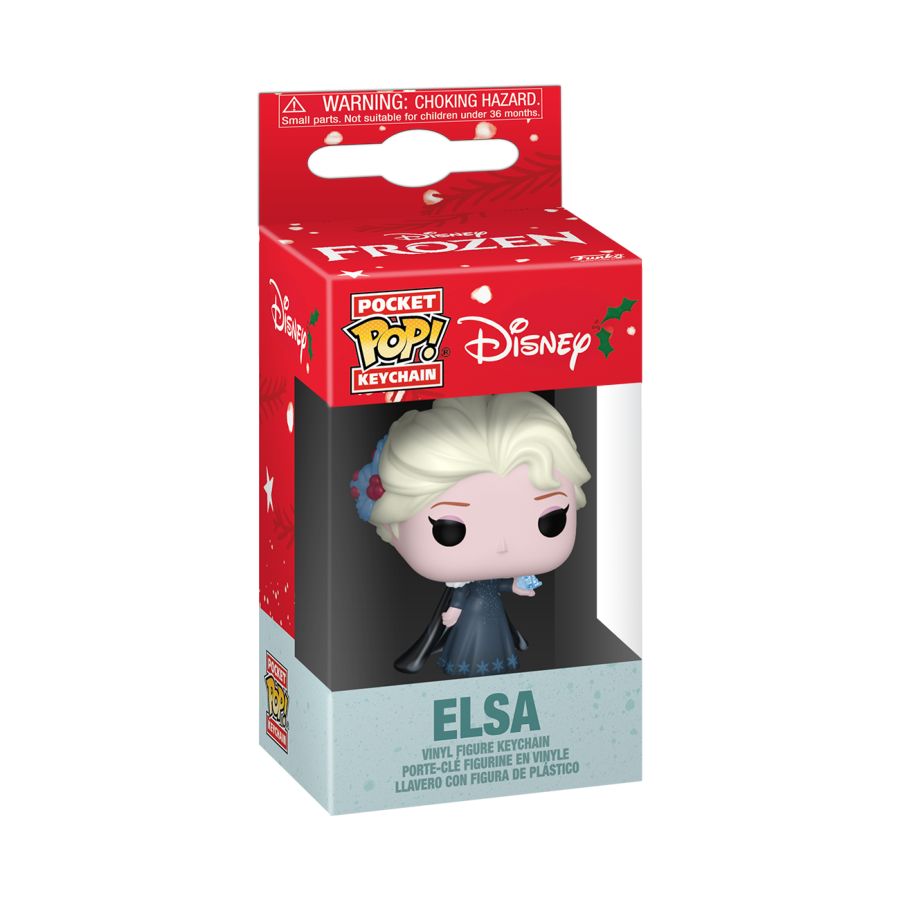 Disney: Princess - Elsa (Holiday) Pop! Keychain