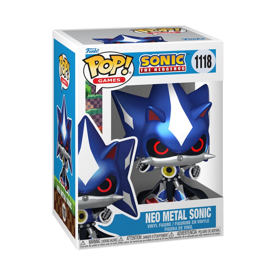 Sonic - Neo Metal Sonic (Metallic) Pop! Vinyl