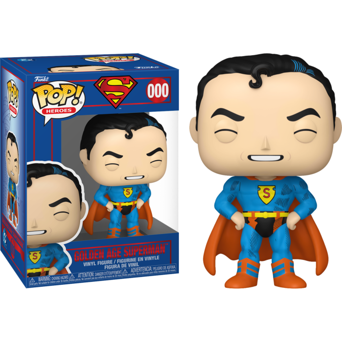 DC Comics: Shield Through the Ages - Golden Age Superman Pop! Vinyl