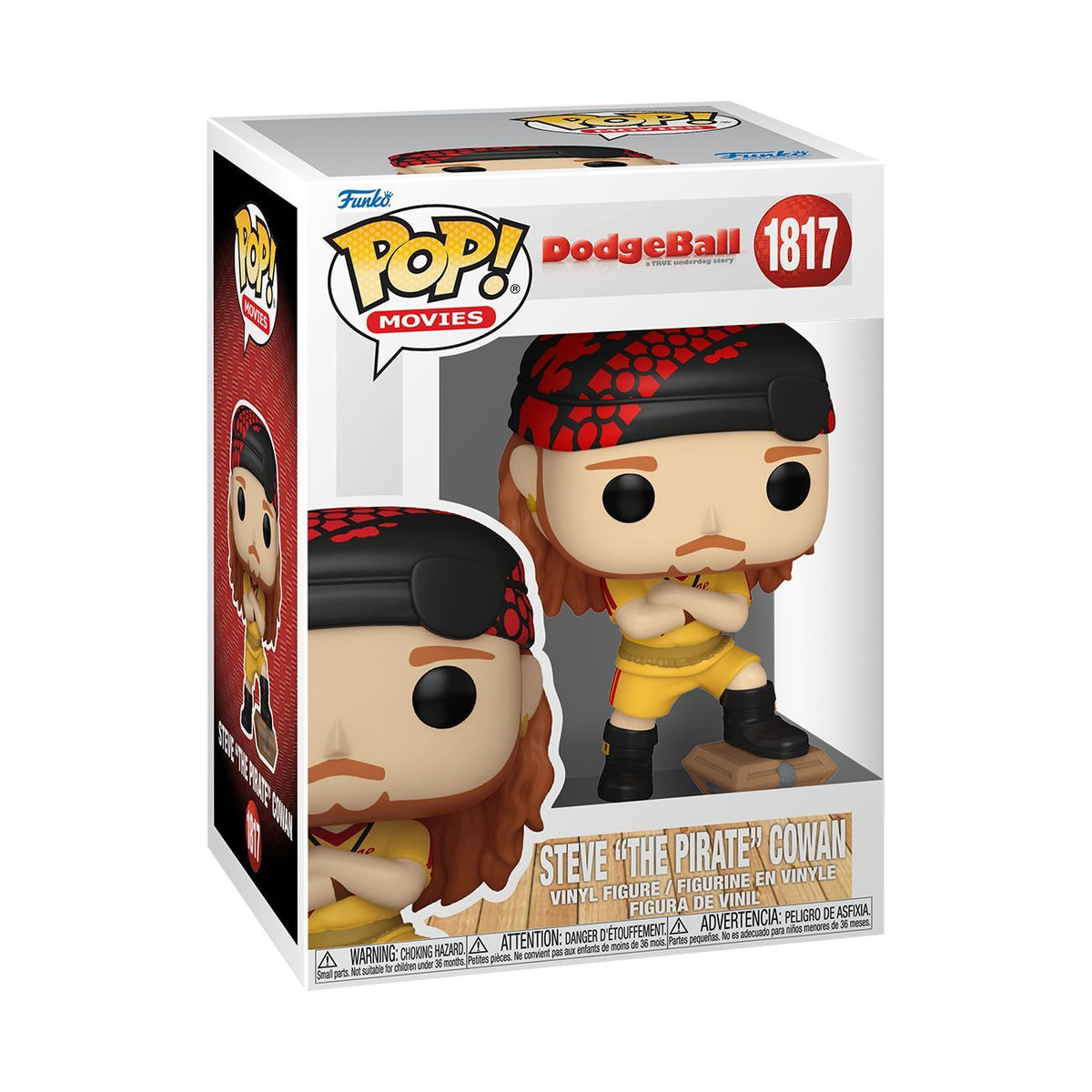 Dodgeball - Steve "The Pirate" Cowan Pop! Vinyl
