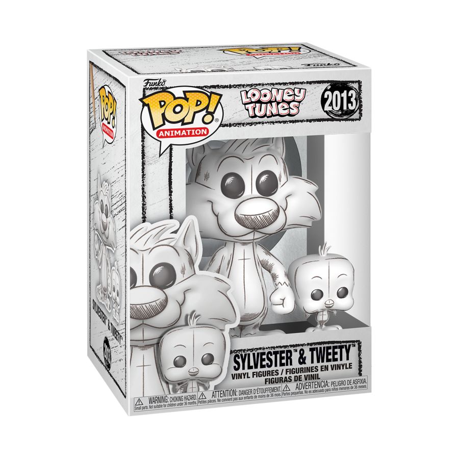 Looney Tunes: Sketched - Sylvester & Tweety Pop! Vinyl
