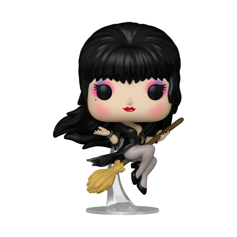 Elvira: Mistress of the Dark - Elvira (with Broom) Pop! Vinyl