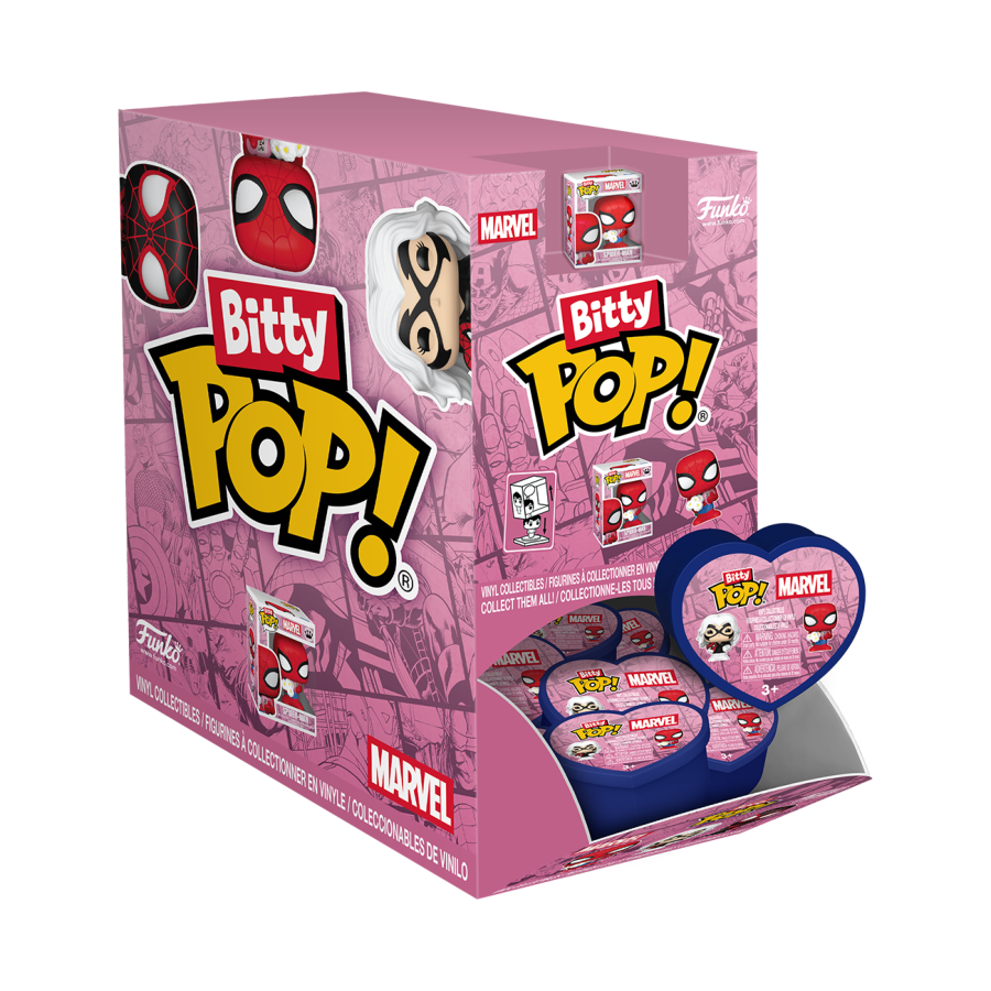 Spider-Man - Valentines Bitty Pop! Blind Bag Assortment (Display of 24)