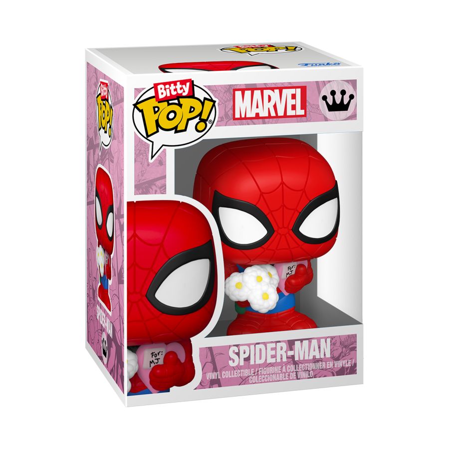 Spider-Man - Valentines Bitty Pop! Blind Bag Assortment (Display of 24)