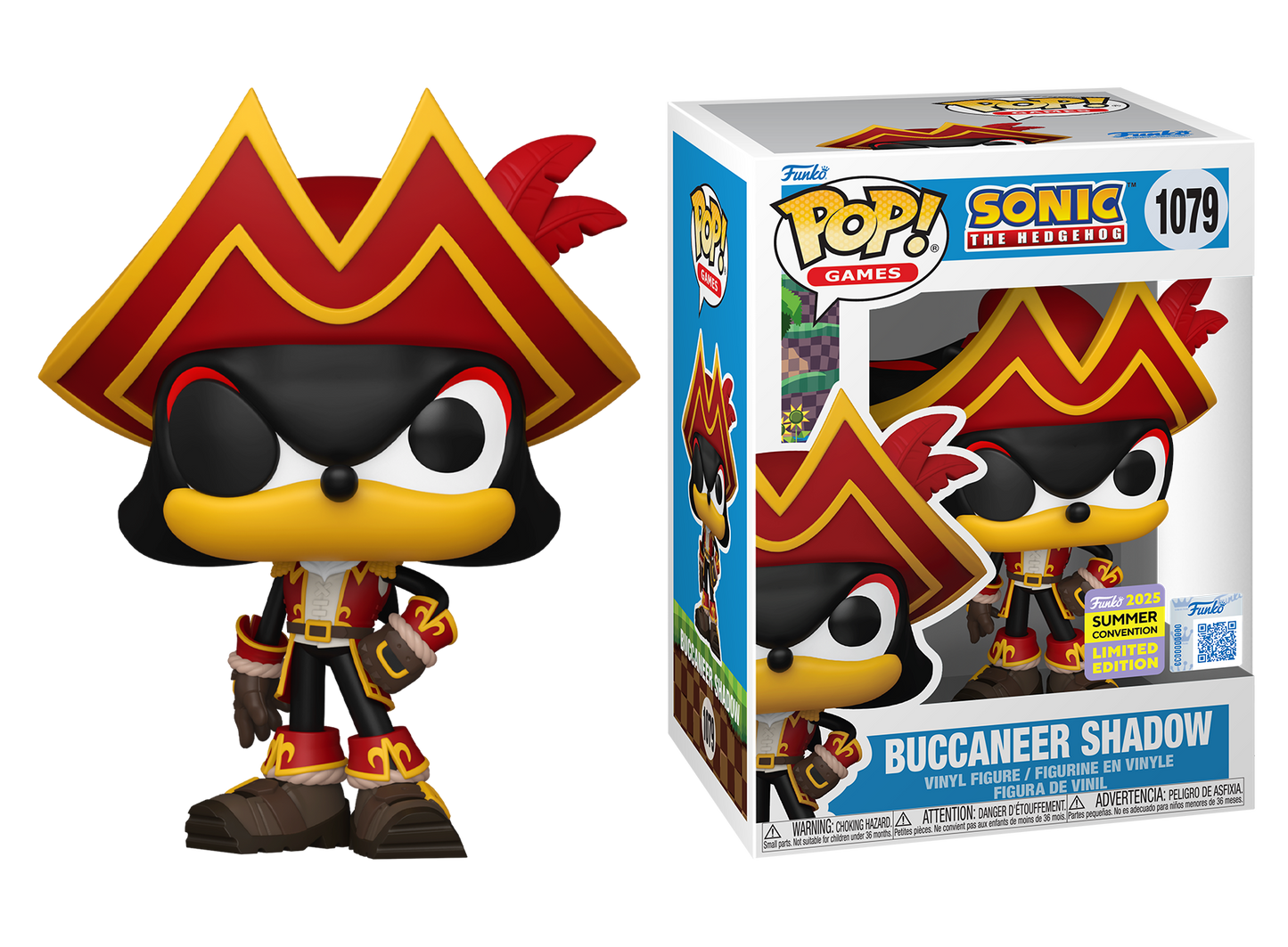 Sonic the Hedgehog - Buccaneer Shadow SDCC 2025 Summer Convention Exclusive Pop! Vinyl