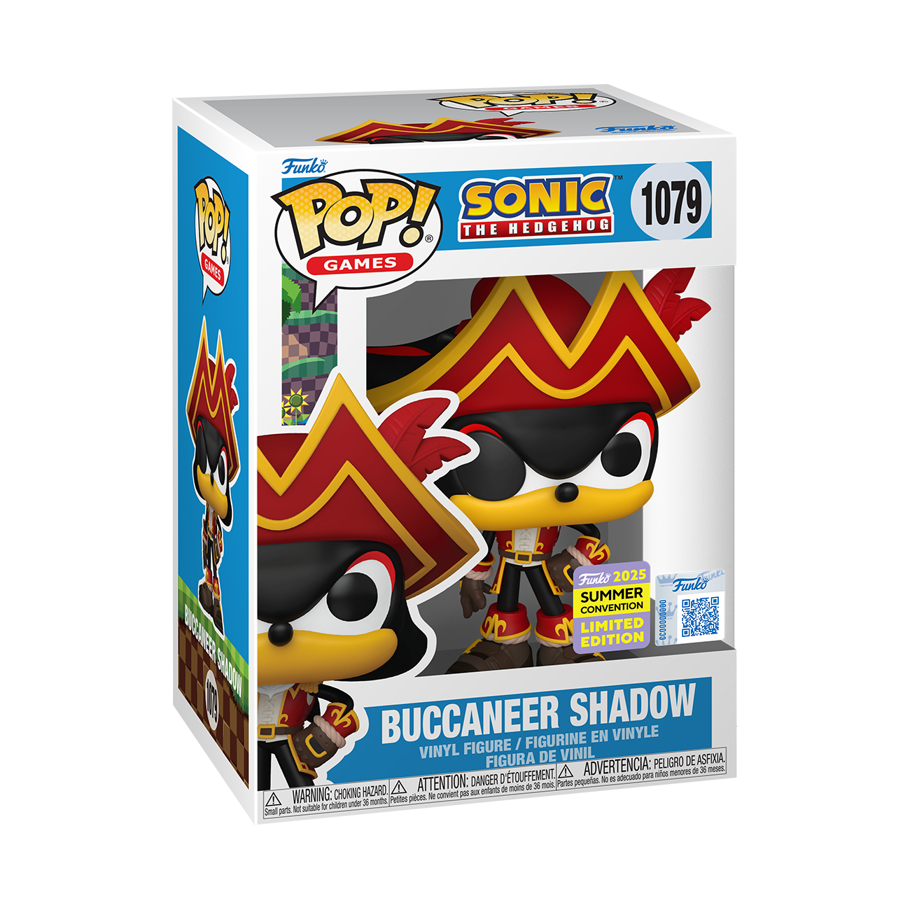 Sonic the Hedgehog - Buccaneer Shadow SDCC 2025 Summer Convention Exclusive Pop! Vinyl