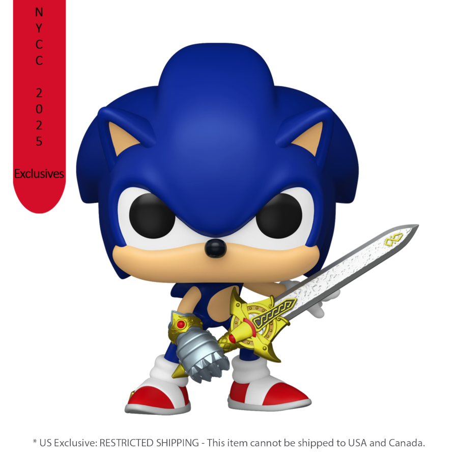 Sonic - Sonic with Caliburn Pop! Vinyl 2025 NYCC Exclusive