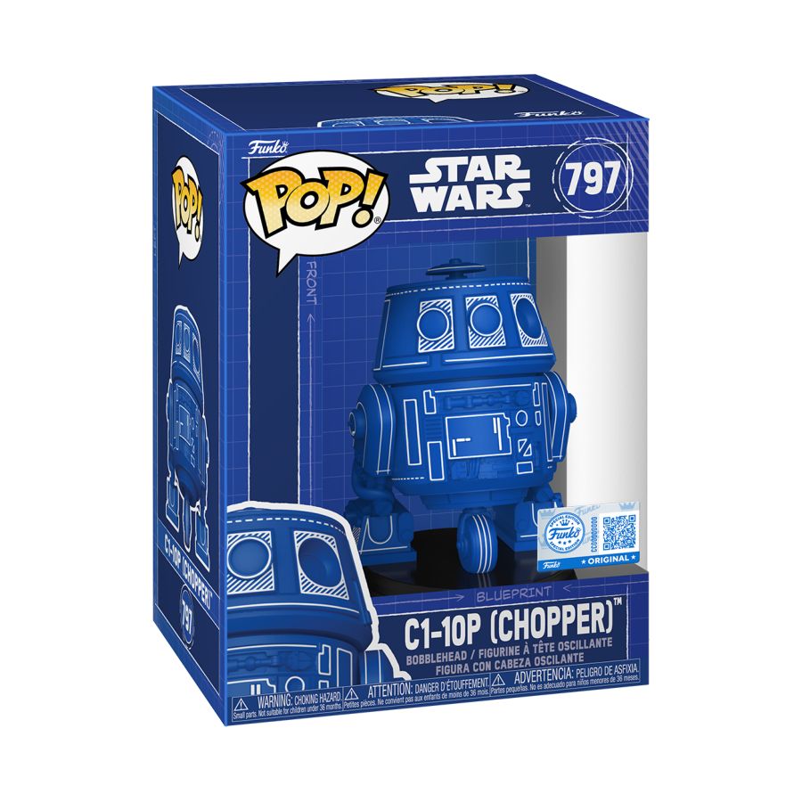 Star Wars - Chopper (Blueprint) US Exclusive Pop! Vinyl
