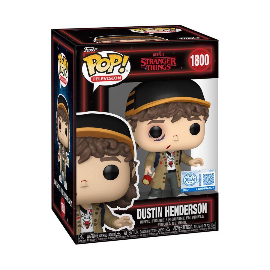 Stranger Things - Dustin Henderson (Beat Up) US Exclusive Pop! Vinyl