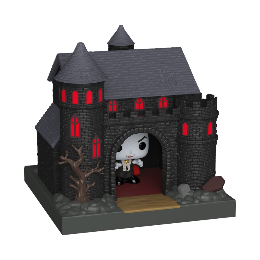 Universal Monsters - Dracula's Castle witrh Dracula Bitty Pop! Town