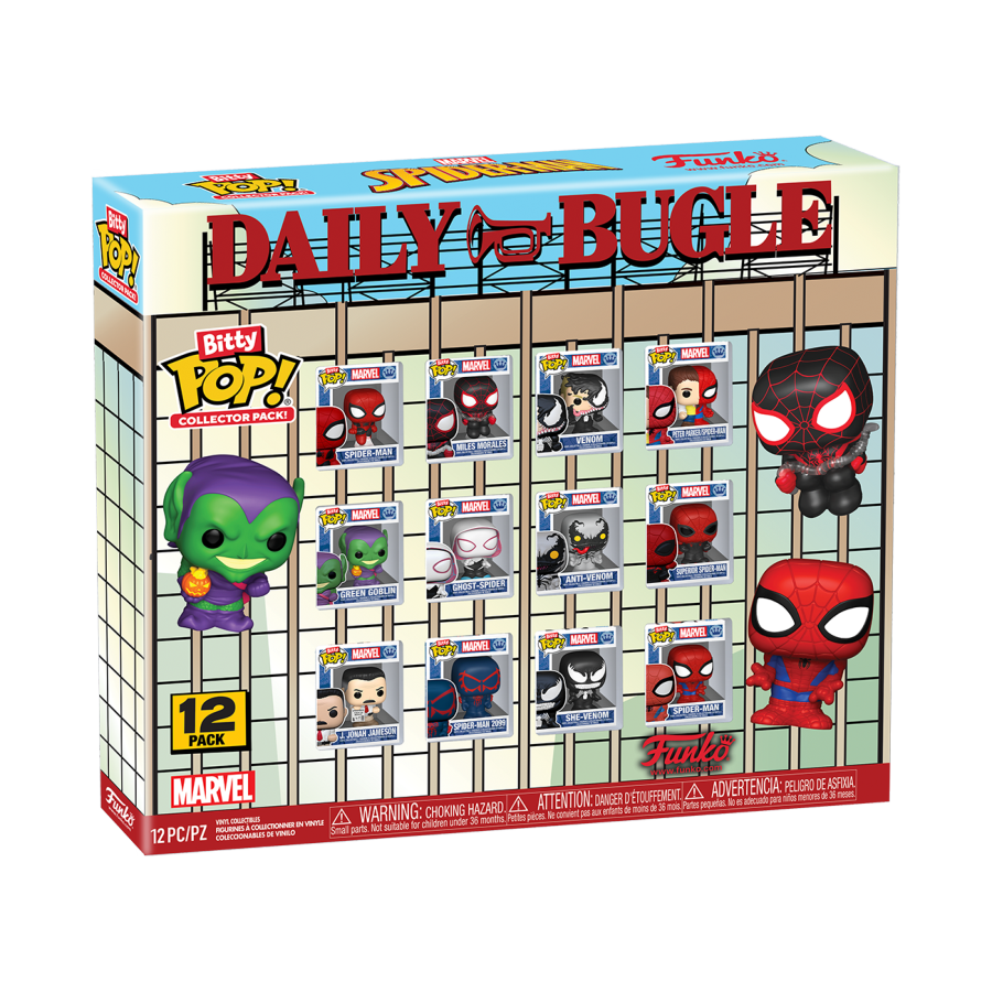 Spider-Man - Daily Bugle Bitty Pop! 12-Pack