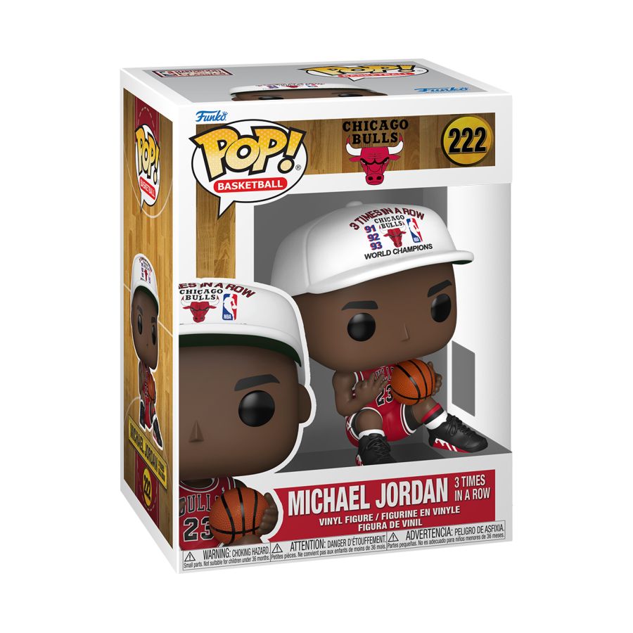 NBA: Bulls - Michael Jordan (3 in a Row) Pop! Vinyl