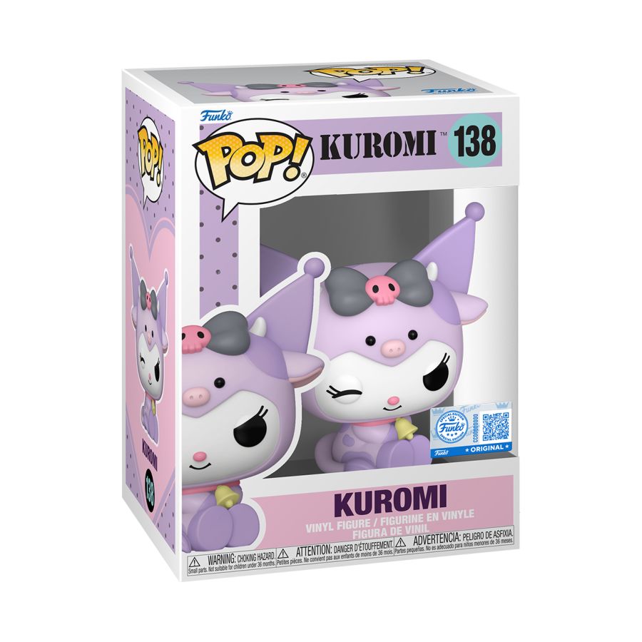 Hello Kitty - Kuromi (Cow Cosplay) US Exclusive Pop! Vinyl