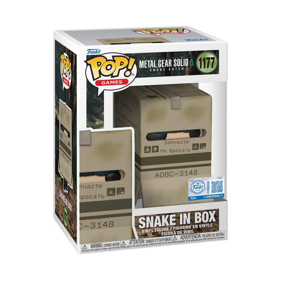 Metal Gear Solid 3: Snake Eater - Snake in Box Pop! Vinyl