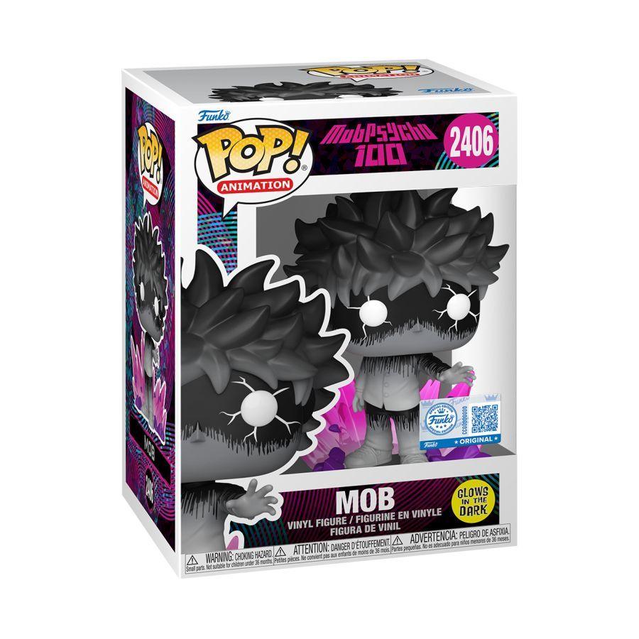 Mob Psycho 100 - Mob with Aura US Exclusive Glow Pop! Vinyl