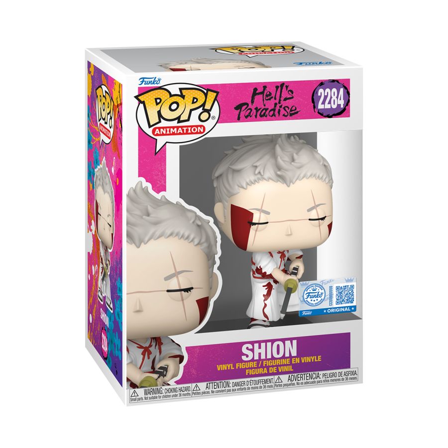 Hell's Paradise - Shion (Battle Damaged) US Exclusive Pop! Vinyl