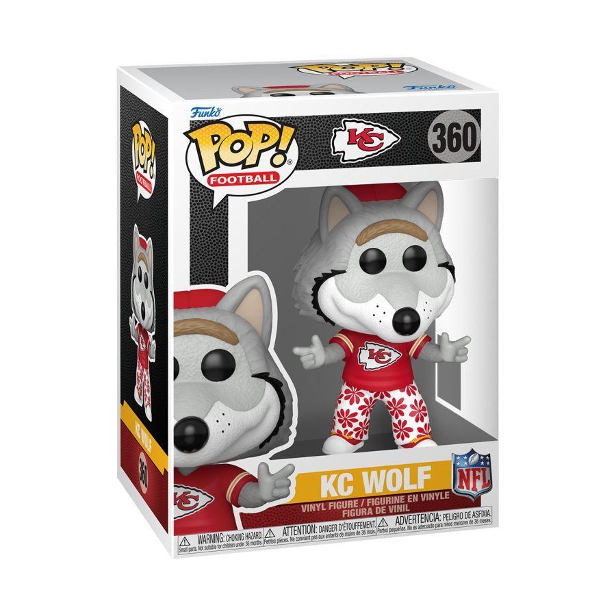NFL: Mascots - Kansas Chiefs Wolf Pop! Vinyl