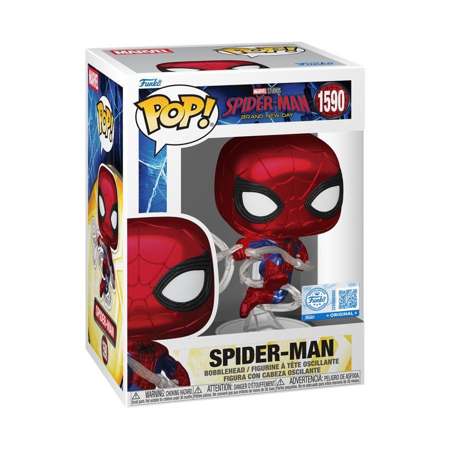 Spider-Man: Brand New Day - Spider-Man Metallic US Exclusive Pop! Vinyl