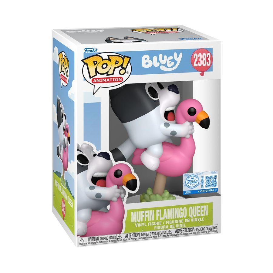 Bluey - Muffin Flamingo Queen US Exclusive Pop! Vinyl