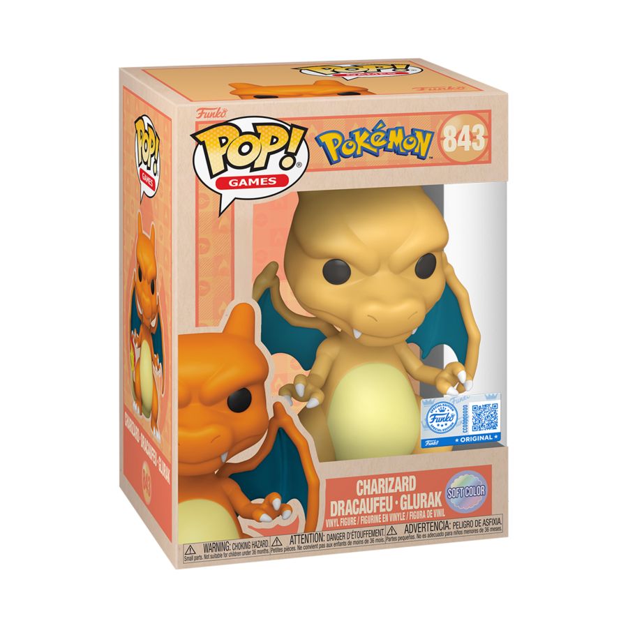 Pokemon - Charizard (Pastel) US Exclusive Pop! Vinyl