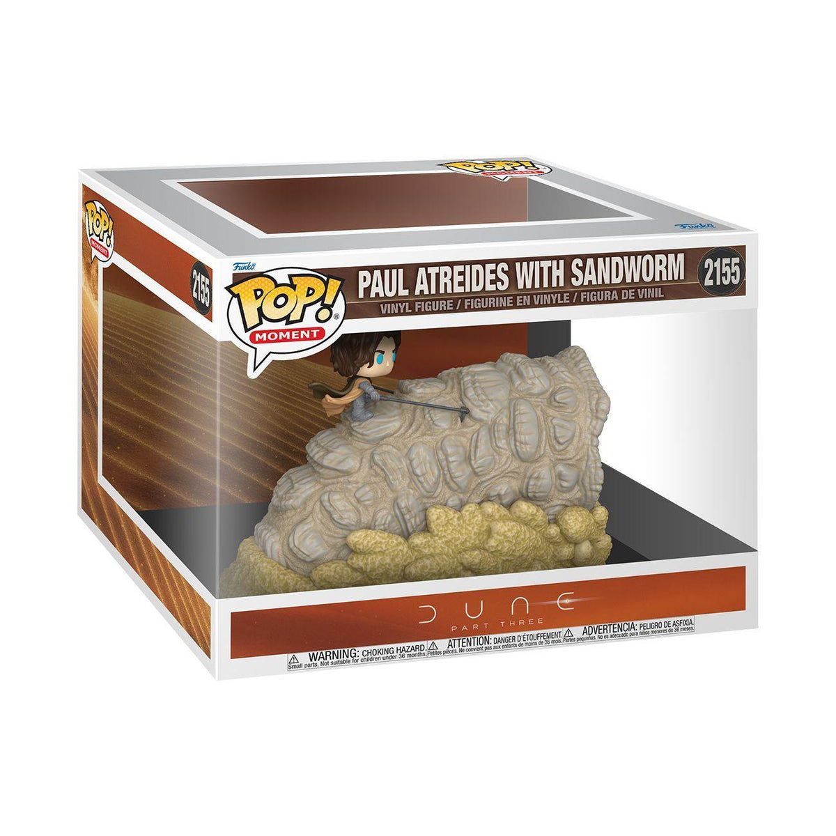 Dune 3 - Paul Atreides with Sandworm Pop! Moment