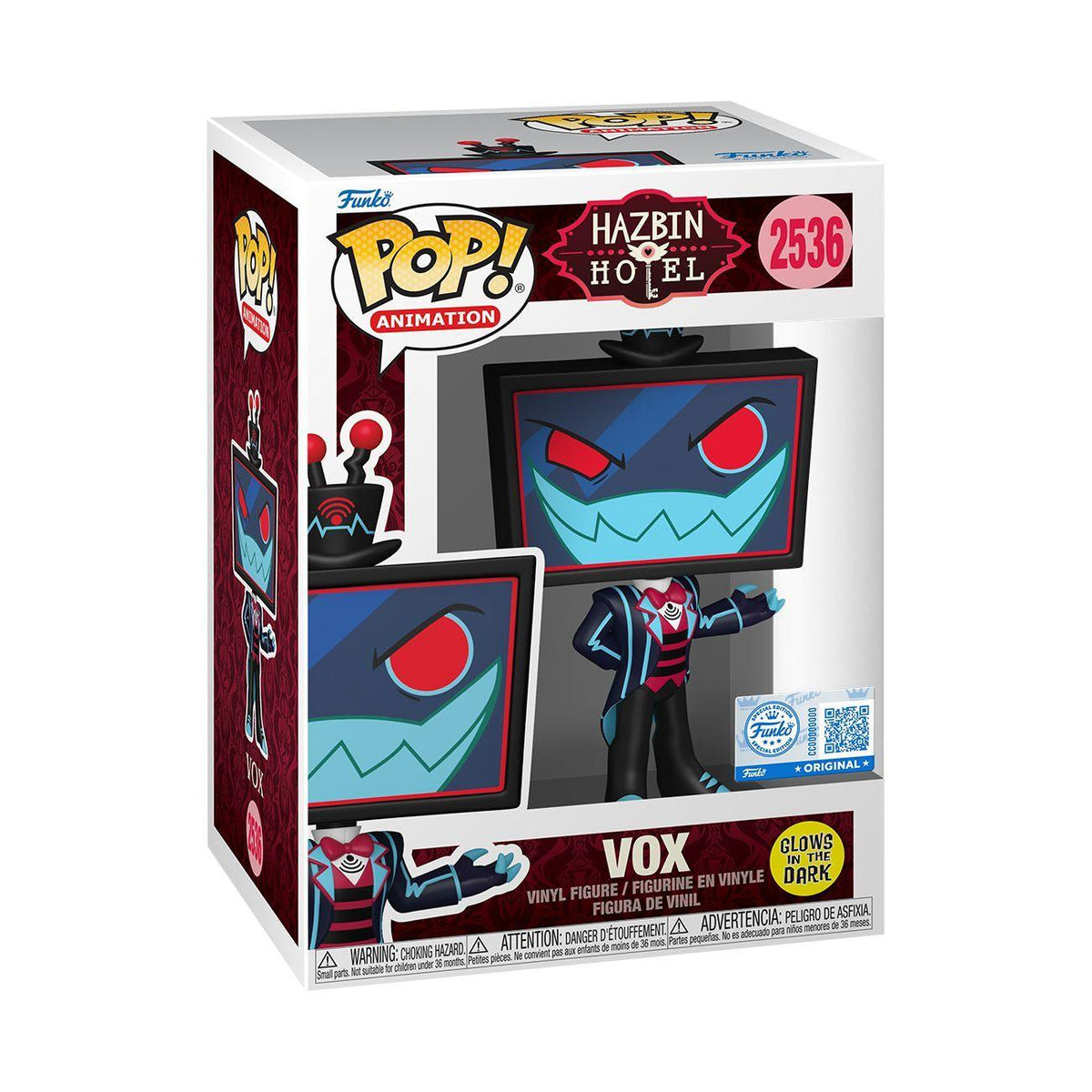 Hazbin Hotel - Vox Exclusive Glow Pop! Vinyl