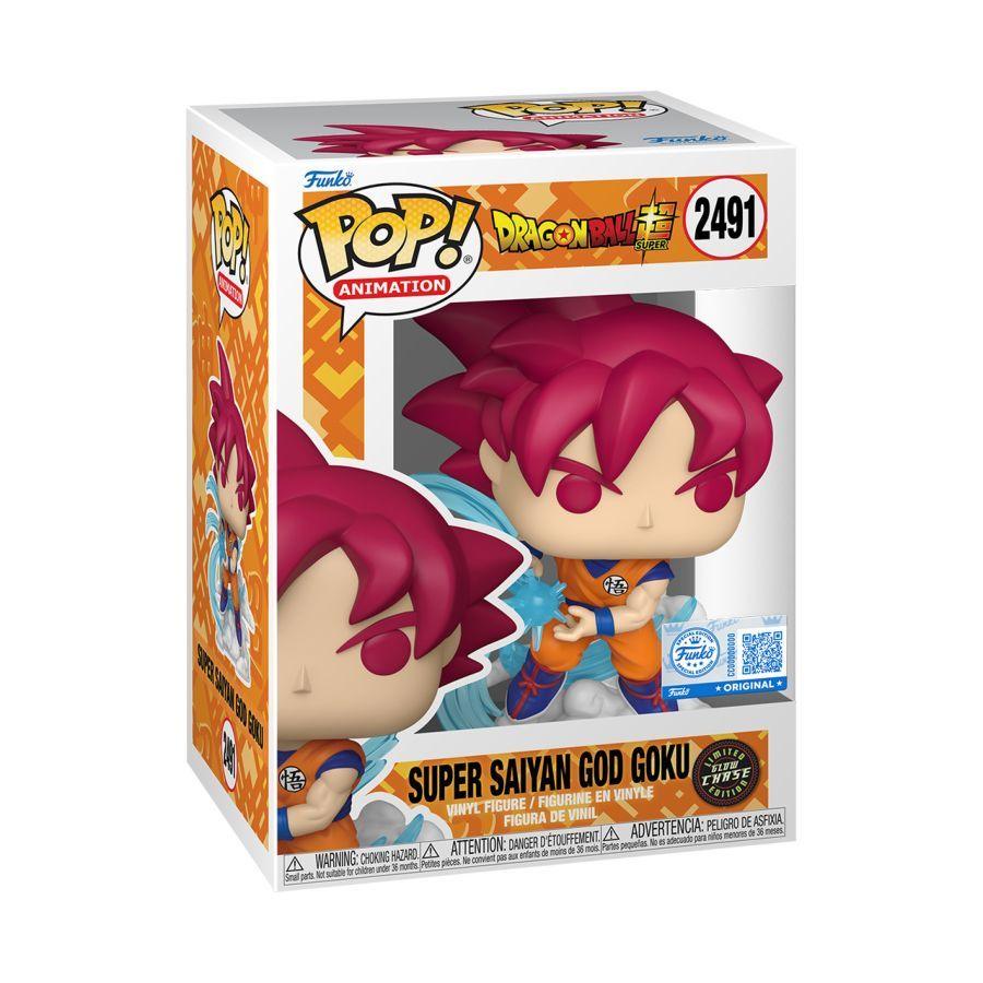 Dragon Ball: Super - Super Saiyan God Goku (with Chase) Exclusive Pop! Vinyl