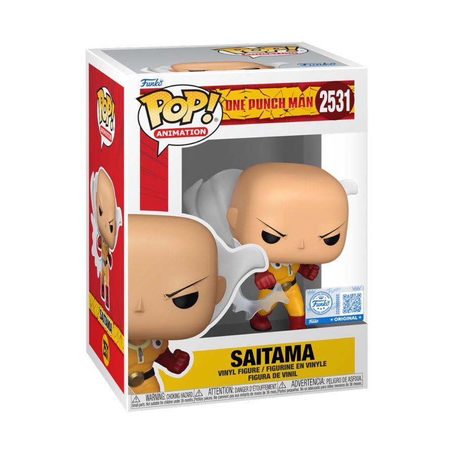 One Punch Man - Saitama (Punching) Exclusive Pop! Vinyl
