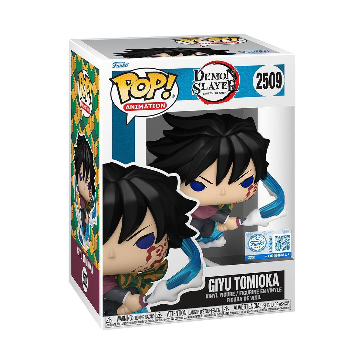 Demon Slayer: Infinity Castle - Giyu Tomioka (Water Breathing) Exclusive Pop! Vinyl