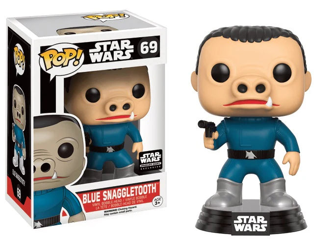Star Wars - Blue Snaggletooth Smugglers Bounty Exclusive Pop Vinyl #69