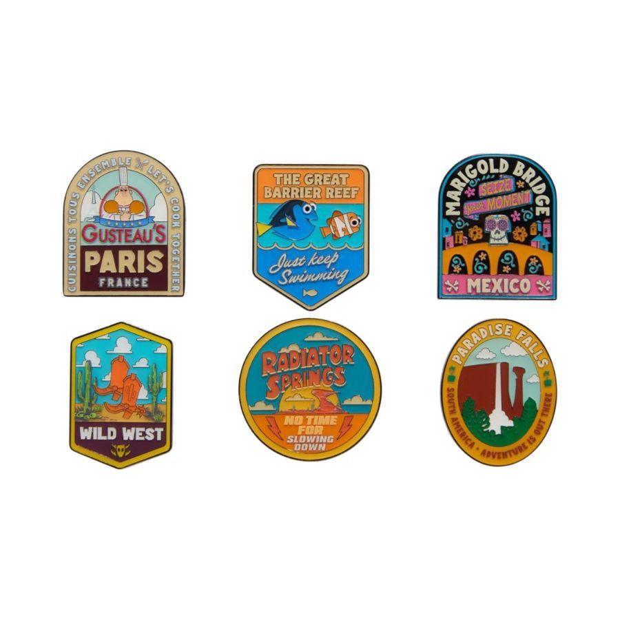 Disney Pixar - National Park Stickers Enamel Pin Blind Box Assortment (Display of 12)