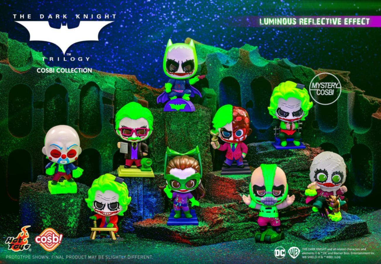 Batman Dark Knight Trilogy - Jokerized Cosbi Collection (Display of 8)