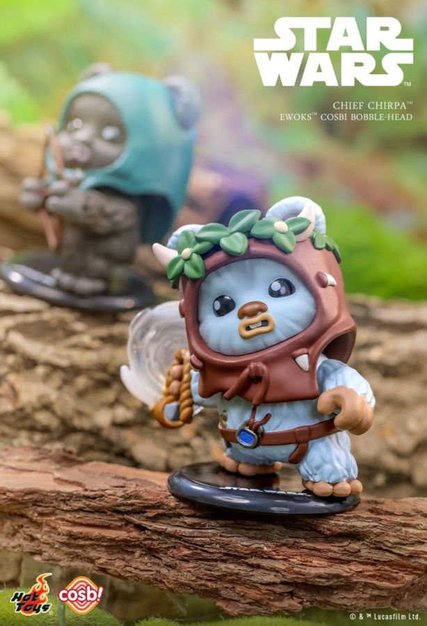 Star Wars - Ewok Cosbi Bobble-Head (Display of 8)