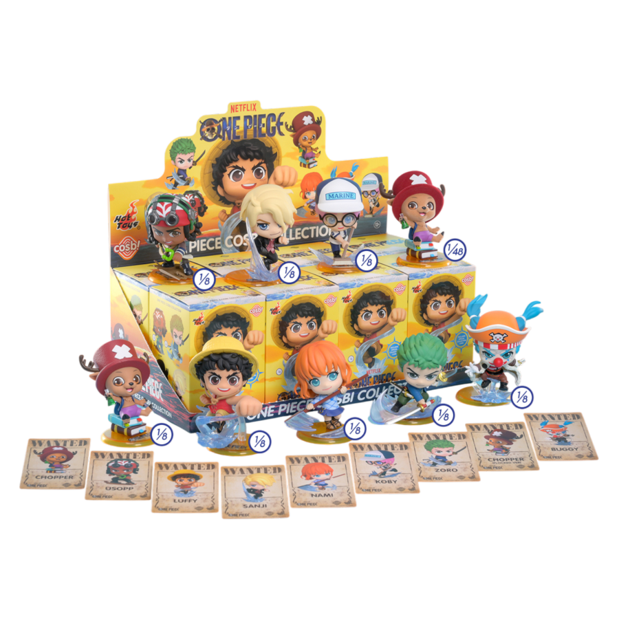 One Piece (Netflix) - Cosbi Bobble-Head Assortment (Display of 8