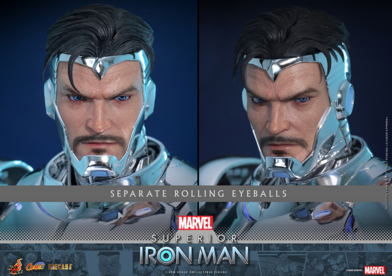 Iron Man - Superior Iron Man Diecast 1:6 Scale Collectable Action Figure