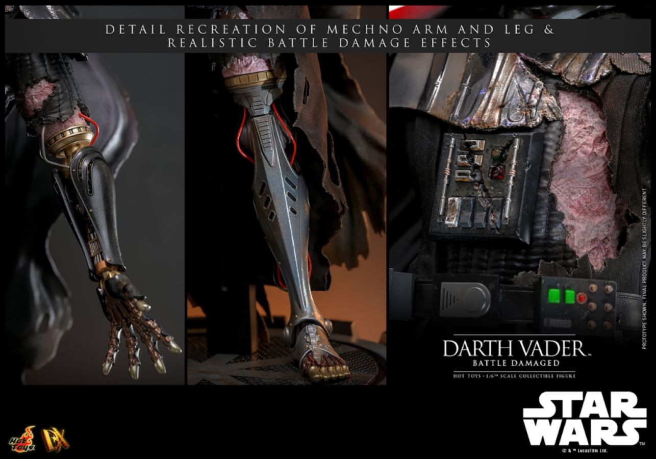 Star Wars - Darth Vader (Battle Damaged) 1:6 Scale Collectable Action Figure