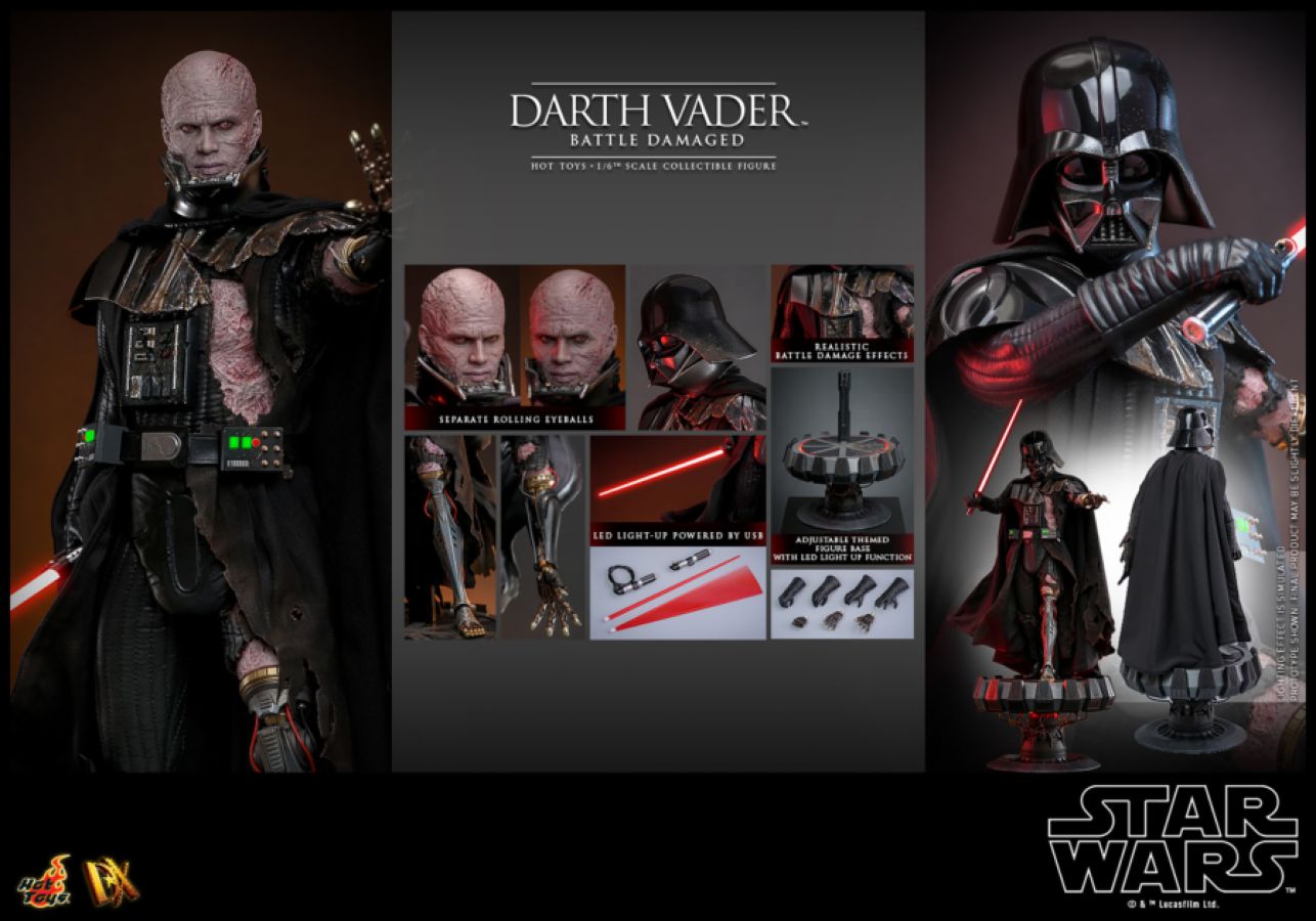 Star Wars - Darth Vader (Battle Damaged) 1:6 Scale Collectable Action Figure
