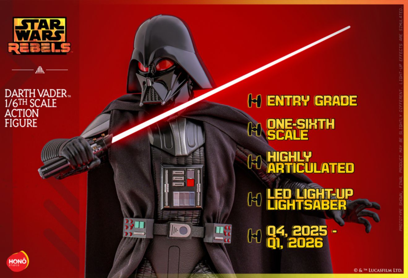 Star Wars - Darth Vader (HONO Studios) 1:6 Scale Collectable Action Figure