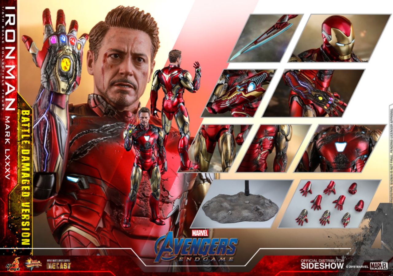 Avengers 4: Endgame - Iron Man Mark LXXXV Diecast 1:6 Scale 12" Action Figure