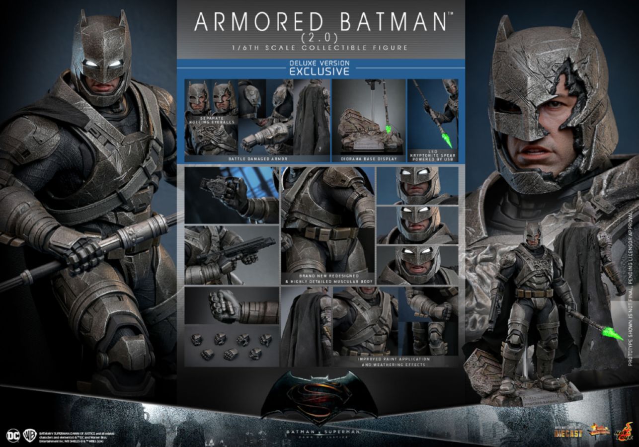 Batman v Superman: Dawn of Justice - Armored Batman (2.0) Deluxe 1:6 Scale Collectable Figure