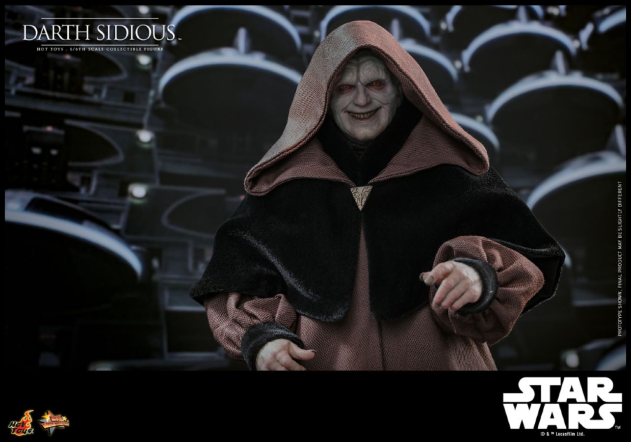 Star Wars: Revenge of the Sith - Darth Sidious 1:6 Scale Collectible Action Figure