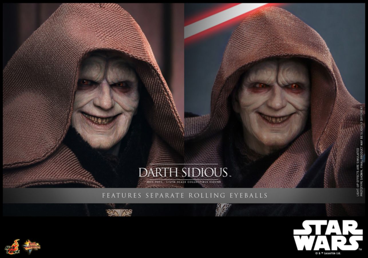 Star Wars: Revenge of the Sith - Darth Sidious 1:6 Scale Collectible Action Figure